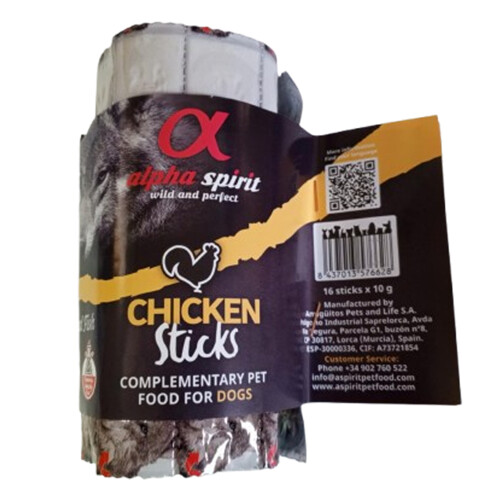 Alpha Spirit 16 Sticks - Kuracie tyčinky 160g