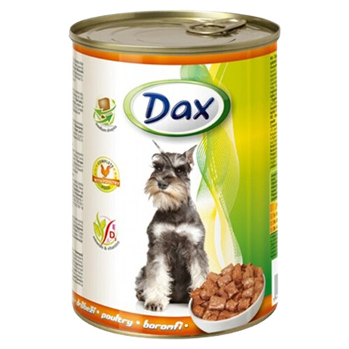 Dax konzerva pre psov hydina 415 g