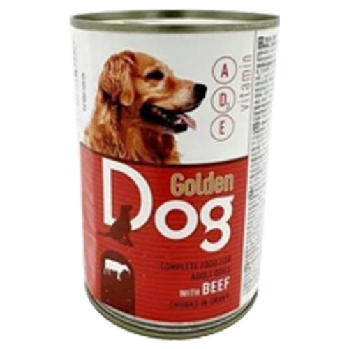 Golden Dog konzerva pre psy hovädzia 1240g