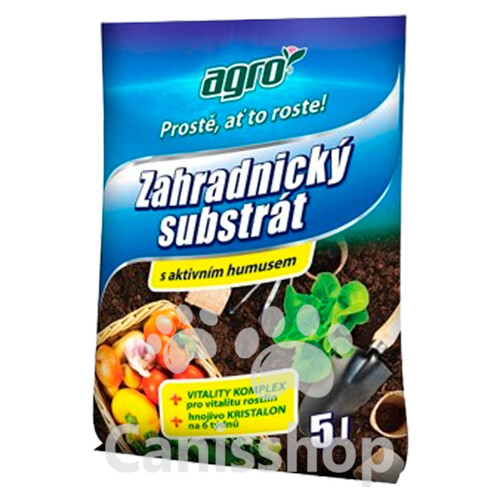 Substrát záhradnícky AGRO CS 5 l