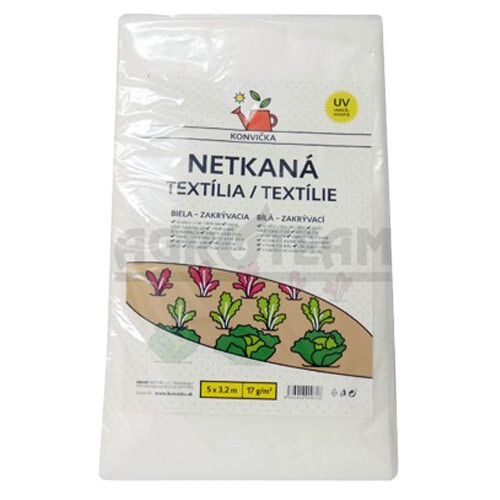 Netkaná textília biela 3,2 x 5m
