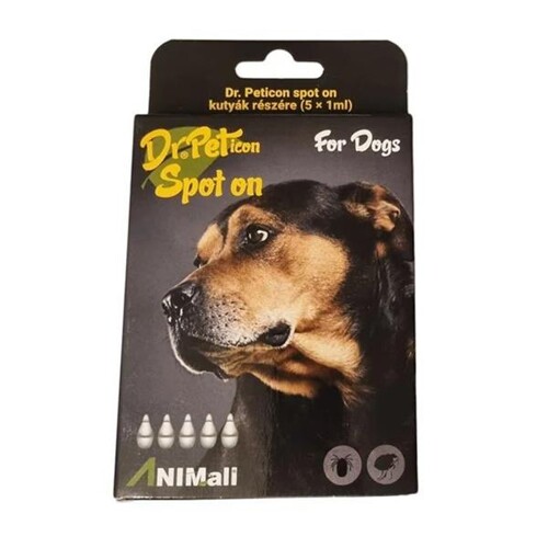 Dr.Pet spot-on pipety pre psy 5 x 1 ml (spot-on tick and flea repellent for dogs)