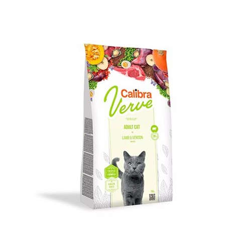 Calibra Cat Verve GF Adult Lamb&Venison 8+, 750g
