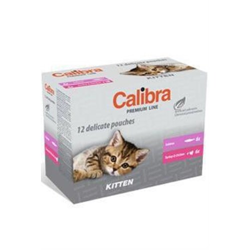 Calibra KAPSIČKA Premium cat Kitten Multipack 12 x 100 g