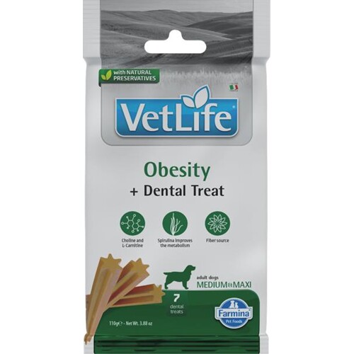Pamlsok Farmina Vet Life Dog Obesity Adult medium & maxi 100g