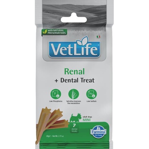 Pamlsok Farmina Vet Life Dog Renal Adult Mini 60g