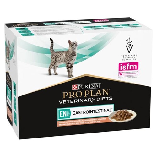 Purina VD Feline - EN St/Ox Gastroint. Salmon kapsička 10x85 g