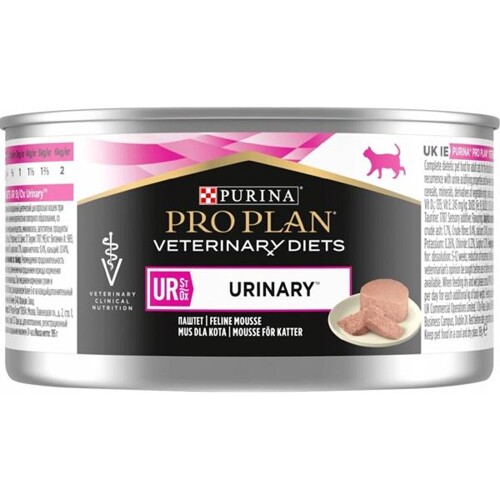 Purina VD Feline - UR St/Ox Urinary Turkey KONZERVA  0,195 kg
