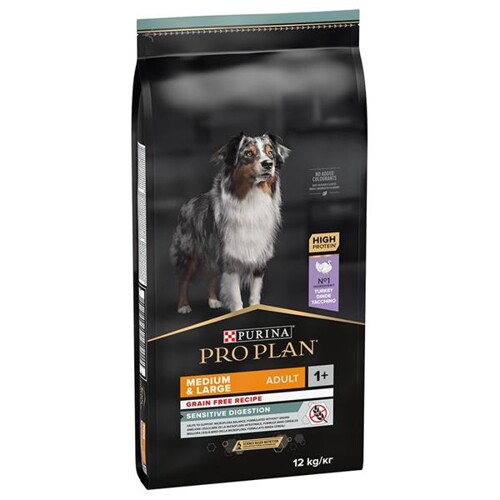 ProPlan MO Dog Adult Grain free Medium & Large Sensitive Digestion morka 12 kg