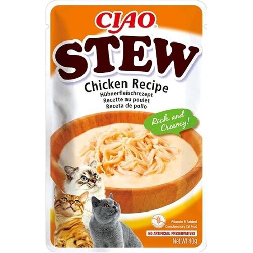 Inaba CIAO Stew Cat Kapsička Kura 1 ks 40 g