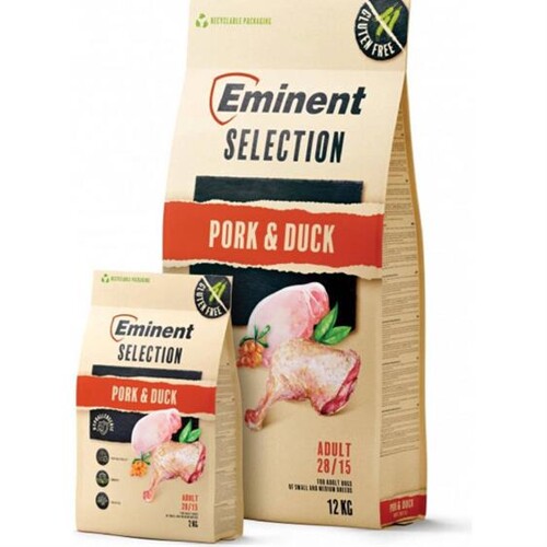 Eminent dog Selection Adult Pork & Duck 12 kg