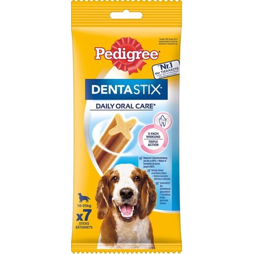 Pamlsok Mars PEDIGREE Denta Stix Medium 7 ks 180 g