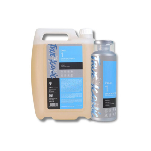 True Iconic Show Beauty Bath - luxusní šampón pro psy 400ml a 1 galon (4500ml) Množství: 30ml