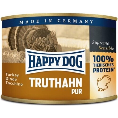 Happy Dog PREMIUM - Fleisch Pur - morčacie mäso konzerva 800 g (800 g)