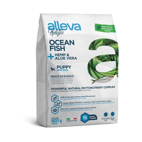 Alleva HOLISTIC dog puppy & junior mini fish 0,8 kg (0,8 kg)