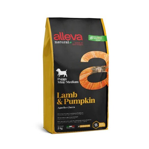 Alleva NATURAL dog puppy all breeds lamb & pumpkin 2 kg (2 kg)