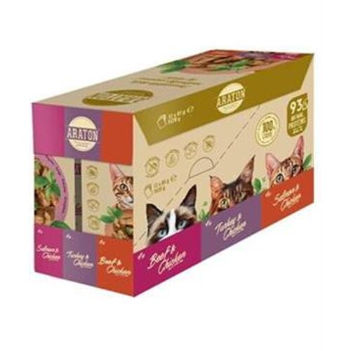ARATON cat adult  KAPSIČKA wet set  12 x 85 g