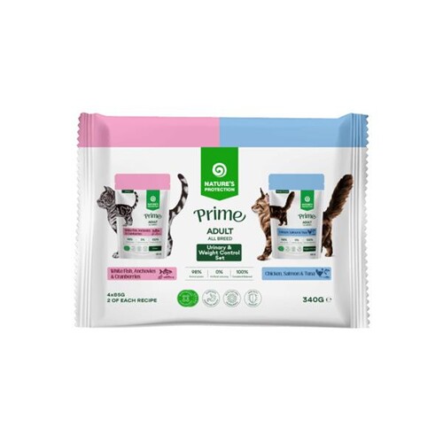 Natures P Prime KAPSIČKA cat adult wet set  4 x 85 g