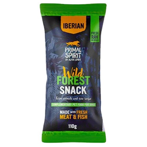 Primal Spirit Dog Iberian Snack - Wild Forest 110g