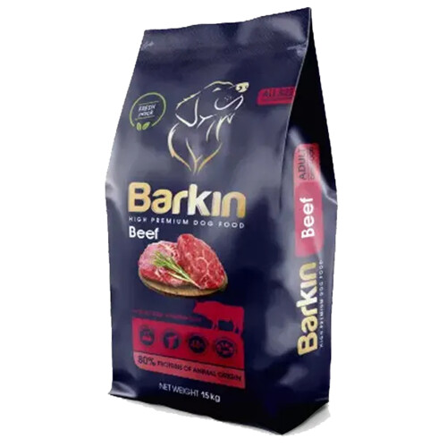 Barkin High Premium Adult Beef - hovädzie 15kg