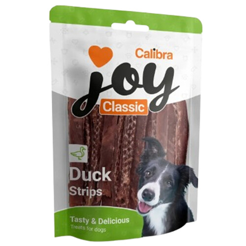 Pamlsok Calibra Joy Dog Classic Duck Strips NEW 250 g