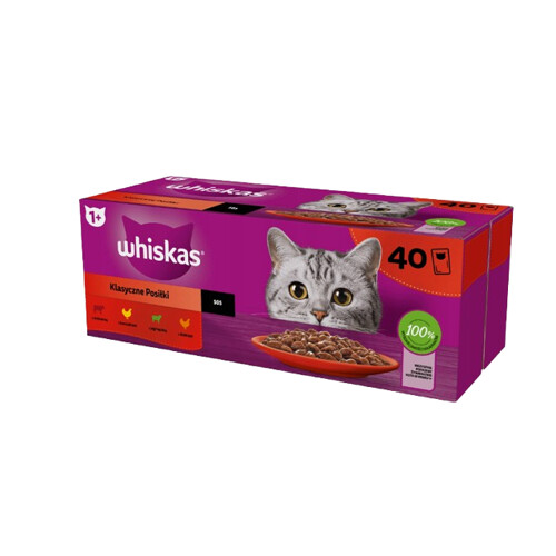 Whiskas kapsičky Klasický výber v šťave 40 x 85 g
