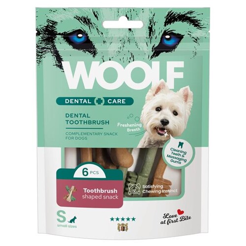 Pamlsok Woolf Dental Care ToothBrush S 90 g