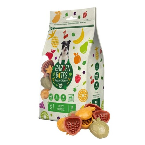 Pamlsok DUVO+ Garden Bites Fruity buddies S 6 cm - 18 ks multicolour 270 g (S 6 cm - 18 ks)