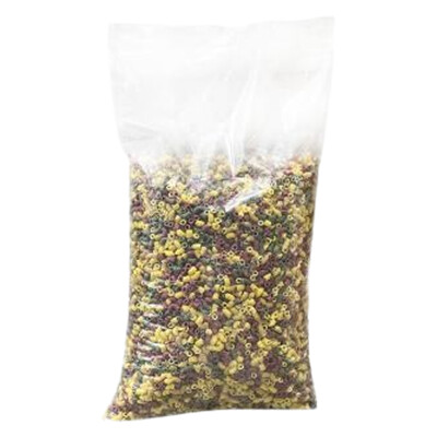 Kŕmne cestoviny kolienka farebné 9 kg