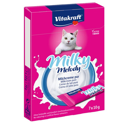 VITAKRAFT Milky Melody CAT krémová pochúťka 7 x 10g/70g