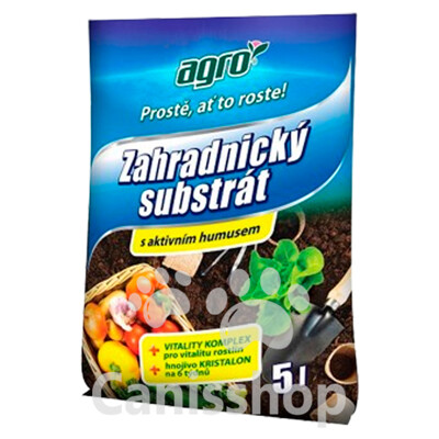 Substrát záhradnícky AGRO CS 5 l