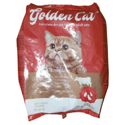 Golden Cat granule pre mačky hovädzie 1 kg.