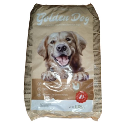 Golden Dog granule pre psov kuracie 10 kg.
