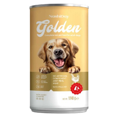 Golden Dog konzerva pre psy kuracia 1240g