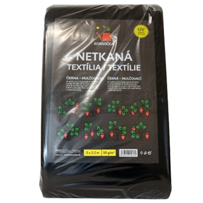 Netkaná textília čierna 3.2x 5m