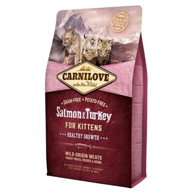 Carnilove cat Grain Free Kitten Salmon &amp; Turkey 2 kg