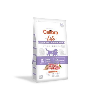 Calibra Dog Life Junior Small &amp; Medium Breed Lamb 2,5 kg