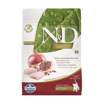 Farmina N&amp;D cat PRIME (GF) kitten, chicken &amp; pomegranate 0,3 kg (0,3 kg)