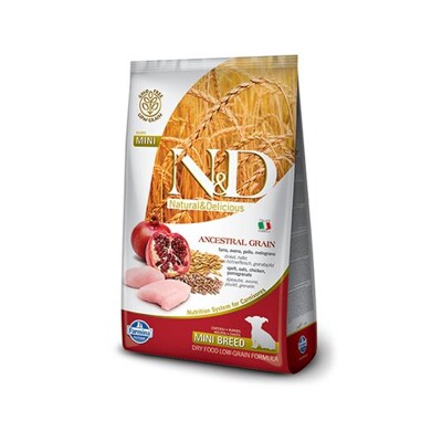 Farmina N&amp;D dog AG puppy mini, chicken, spelt, oats &amp; pomegranate 0,8 kg