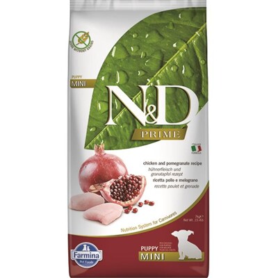 Farmina N&amp;D dog PRIME (GF) puppy mini &amp; medium, chicken &amp; pomegranate 7 kg