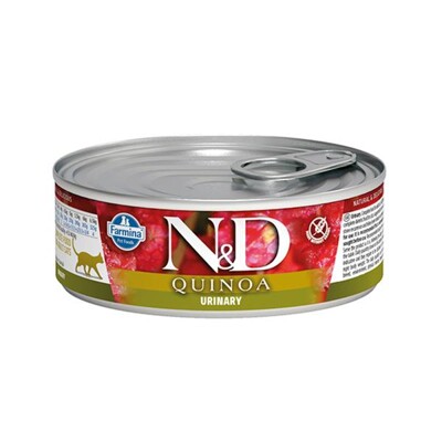 Farmina N&amp;D cat QUINOA urinary konzerva 80 g