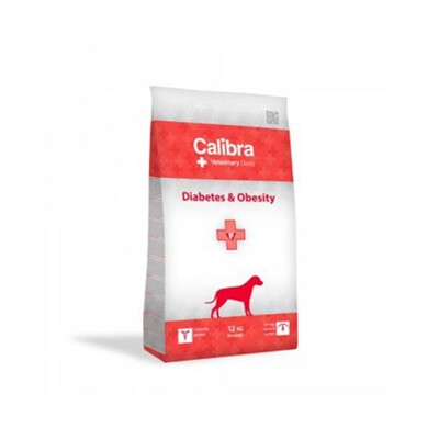 Calibra Vet Diet Dog Diabetes &amp; Obesity 12 kg  NEW
