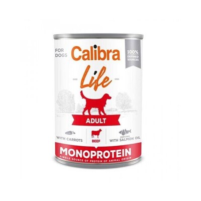 Calibra KONZERVA dog Adult Life Beef &amp; Carrots 6 x 400g