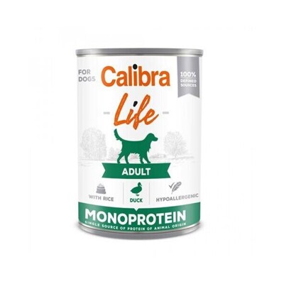 Calibra KONZERVA dog Adult Life Duck &amp; Rice 6 x 400g