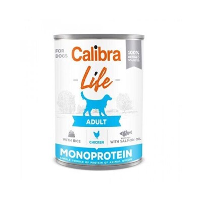 Calibra KONZERVA dog Adult Life Chicken &amp; Rice 6 x 400g