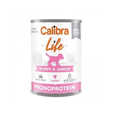 Calibra KONZERVA dog Puppy &amp; Junior Life Chicken &amp; Rice 6 x 400g