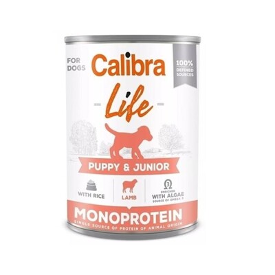 Calibra KONZERVA dog Puppy &amp; Junior Life Lamb &amp; Rice 6 x 400g