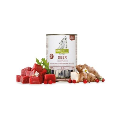 ISEGRIM dog Adult Deer with Sunchoke, Cowberries &amp; Wild Herbs bal. 6 x 400 g k...