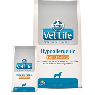 Farmina Vet Life dog hypoallergenic, fish &amp; potato 12 kg