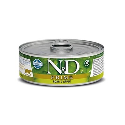 Farmina N&amp;D cat PRIME boar &amp; apple konzerva 70 g